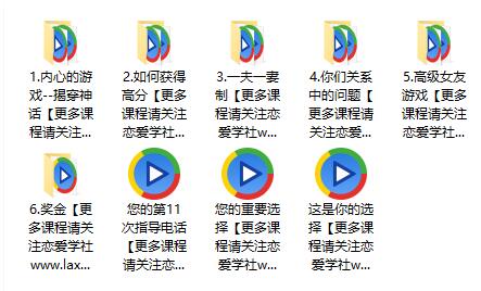 麦克斯《女朋友游戏》（关系管理）百度网盘下载【082305】