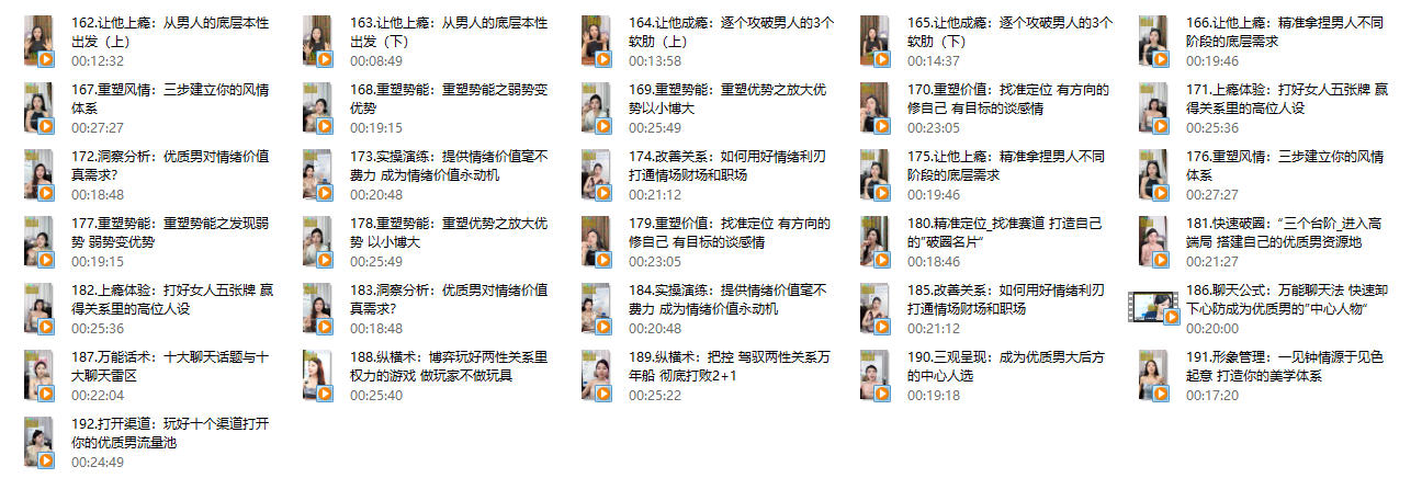 yuyu鱼鱼《上瘾系统课》